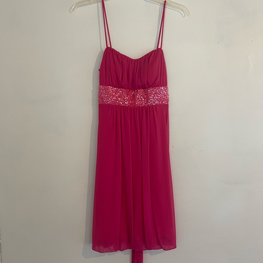 Pink cocktail dress